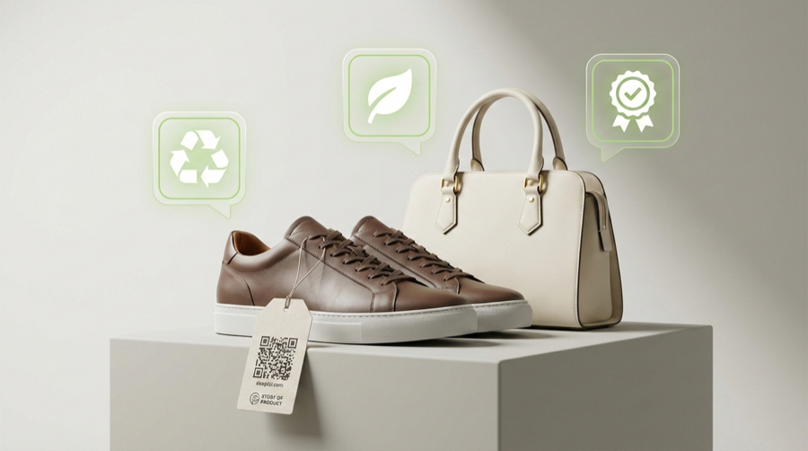 Premium consumer product representing the Story of Product Digital Product Passport experience